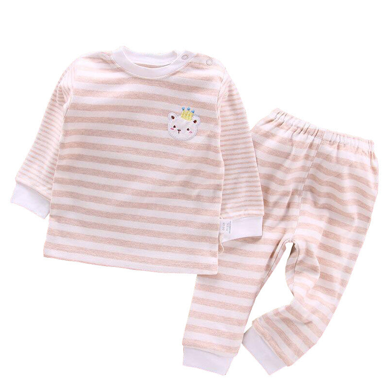 Clothing autumn clothes autumn pants pure cotton spring and autumn newborn clothes children's clothing baby underwear set baby parent-child clothing