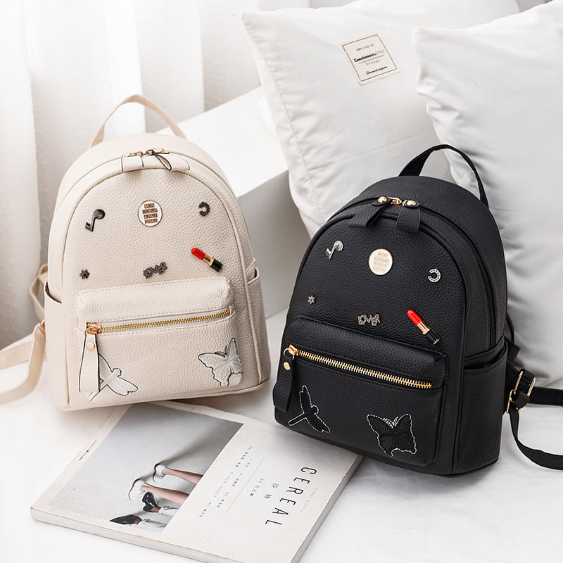 2025 New Korean Style Trendy and Fashionable Women's Backpack with Casual and Personalized Design for One Piece Hair Collection