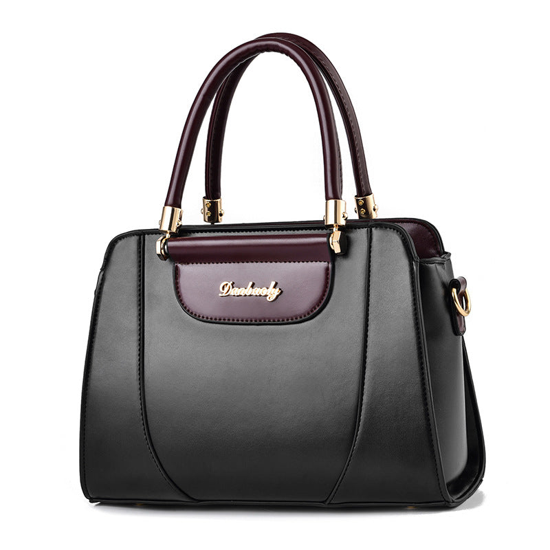 Foreign Trade Women's Bag 2025 European and American Retro Trendy Fashion Women's Style Simple Single Shoulder Cross Shoulder Handheld Square Bag One Piece Hair Collection