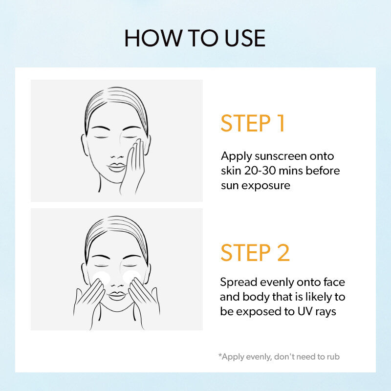 fabric private label mineral sunscreen fairy skin premium brightening skin aqua sunscreen