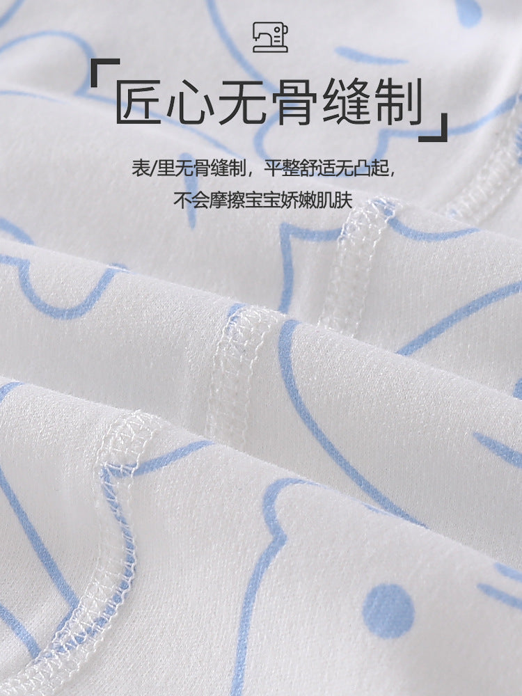 Baby jumpsuit made of pure cotton for spring and autumn, baby clothes for newborns, Class A clothes, crawling clothes, Anyang baby children's clothing