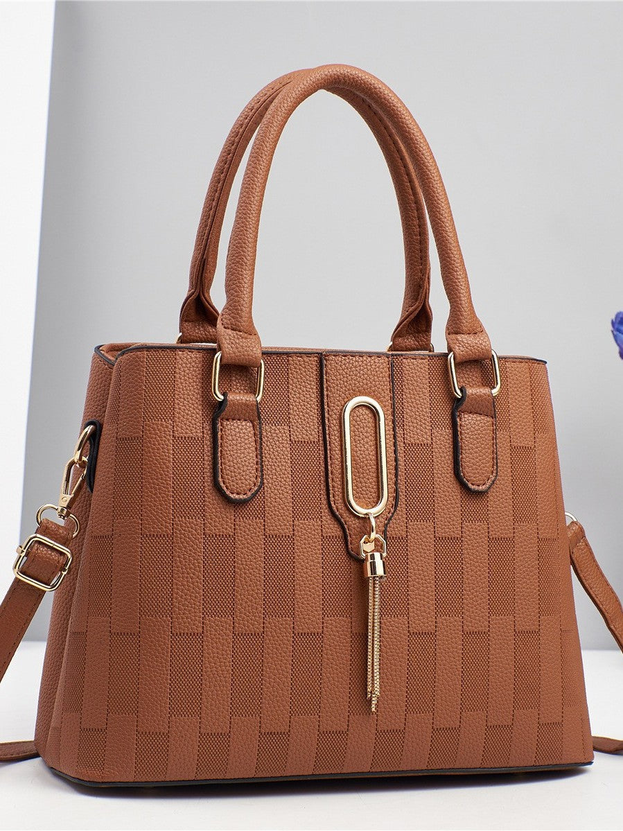 2025 New Middle aged Women's Printed Handbag for Mom's Birthday Gift Practical One Shoulder Casual Diagonal Cross Large Bag