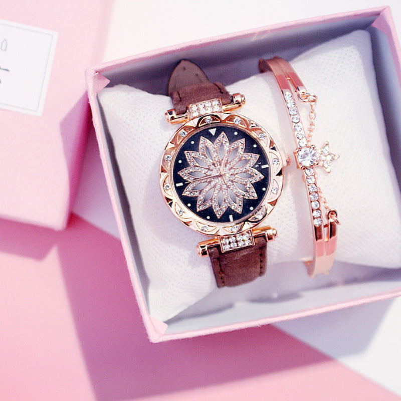 Tiktok Net Red Tomato Same Hot Sale Women's Watch Floor Stall Night Market Gift Women's Watch ins Fashion Quartz Watch