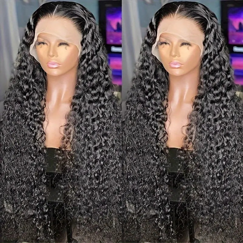 Amazon Cross border Fashion Front Lace Wig Foreign Trade Africa Hot Selling Small Roll Tube Long Roll Hair Chemical Fiber Head Cover