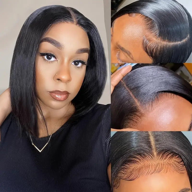 Amazon Europe and America Fashion Bobo Head, Mid Split, Hairband Wig, Full Headset, Foreign Trade Hot Selling, Lace Wig