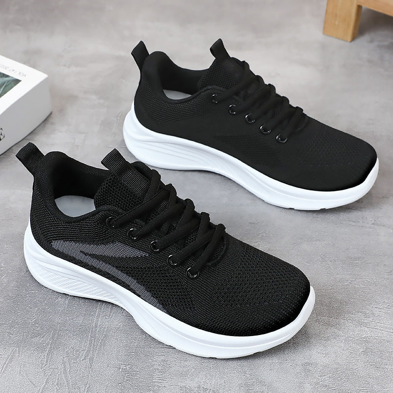 Female OEM customized autumn new foreign trade women's shoes hot selling plus size cross-border shoes soft soled casual sports shoes