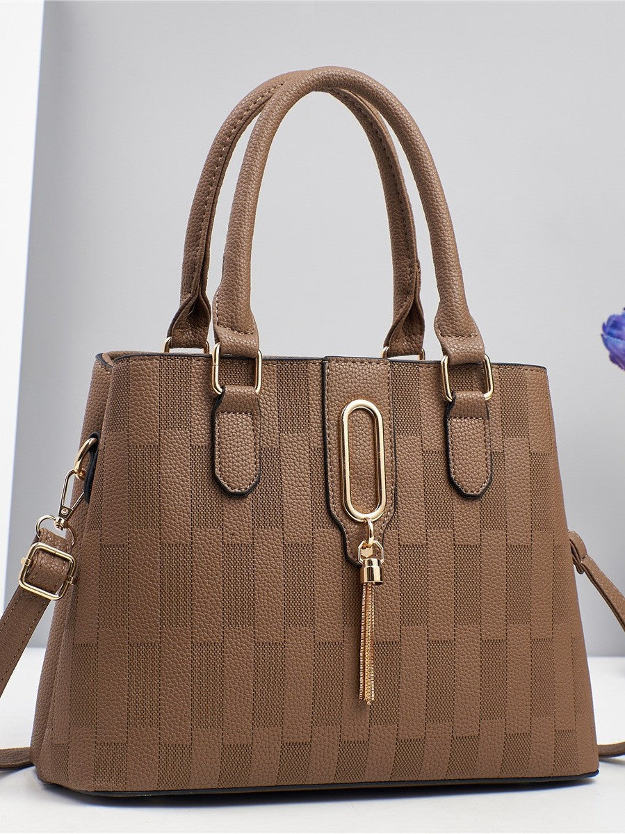 2025 New Middle aged Women's Printed Handbag for Mom's Birthday Gift Practical One Shoulder Casual Diagonal Cross Large Bag