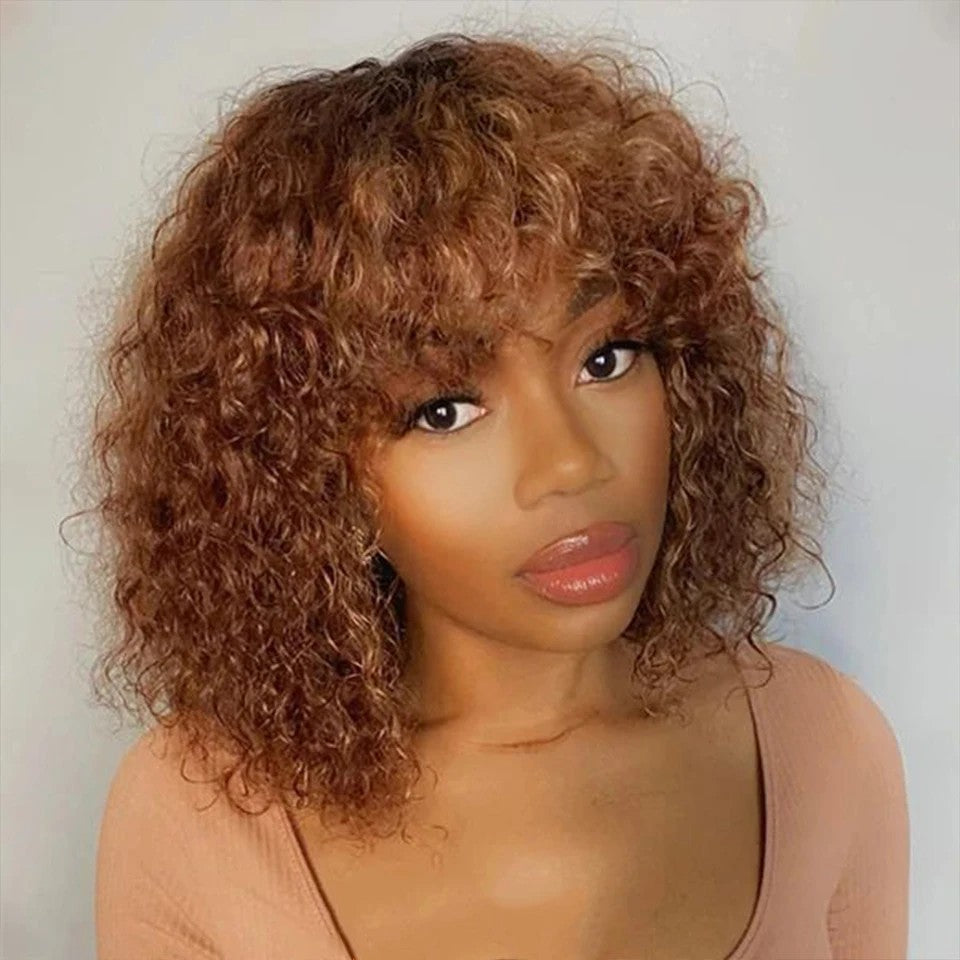 European and American synthetic wig, African small roll explosive head, synthetic headband, short curly hair manufacturer, spot wholesale and dropshipping