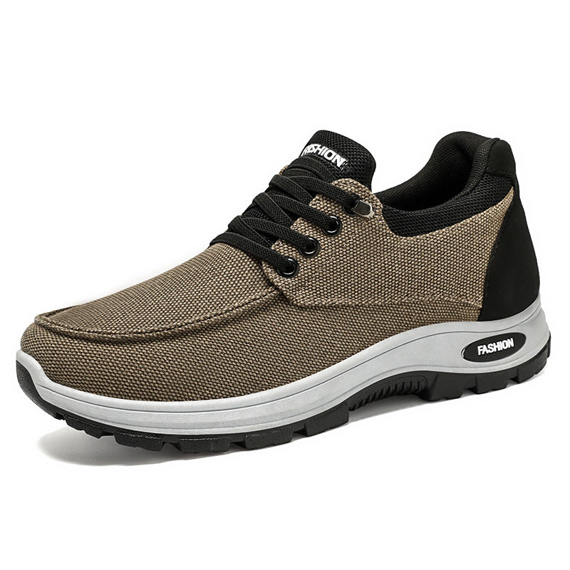 Men's shoes autumn new casual men's single shoes hair replacement soft sole comfortable running shoes versatile men's sports single shoes