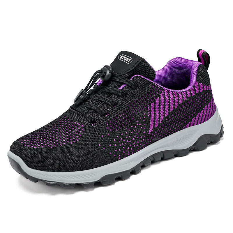 Walking shoes for women, autumn new items, middle-aged and elderly soft soled running shoes, couple breathable sports shoes, gift wholesale, travel shoes