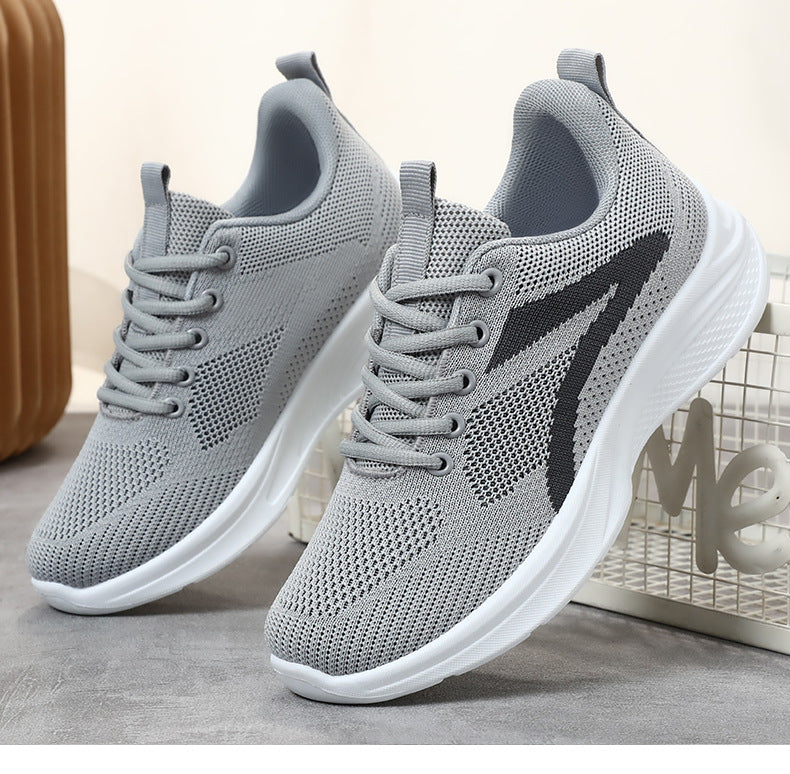 Female OEM customized autumn new foreign trade women's shoes hot selling plus size cross-border shoes soft soled casual sports shoes