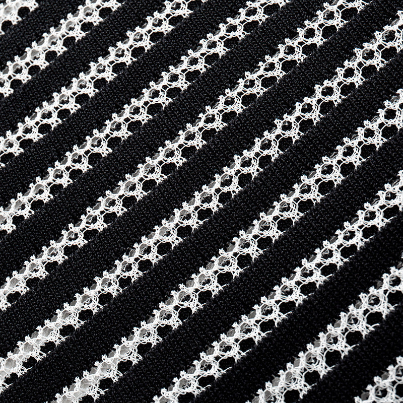 Elegant crop top set with drawstrings and lace embroidery, paired with a matching skirt, high quality