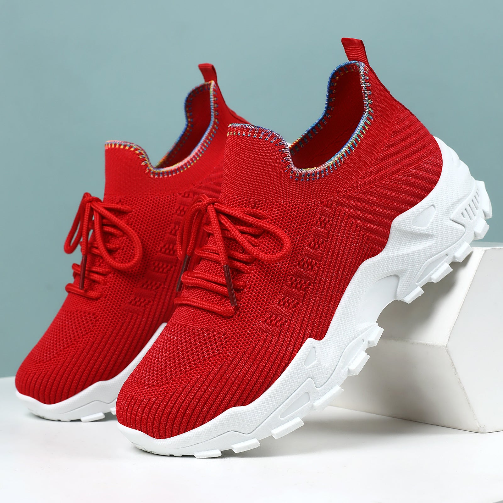 Women's shoes autumn new casual versatile breathable mesh shoes thick sole height increasing shoes classic versatile women's shoes comfortable single shoe