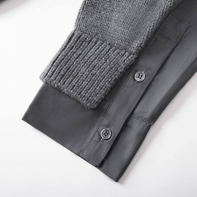 Elegant cashmere wool coat with high collar, long sleeves, and double zipper, high quality