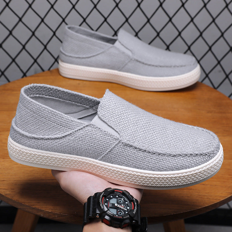 Men's autumn new mesh shoes, breathable dad shoes with soft soles that are not tiring, old Beijing cloth shoes for men