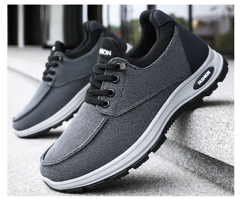 Men's shoes autumn new casual men's single shoes hair replacement soft sole comfortable running shoes versatile men's sports single shoes