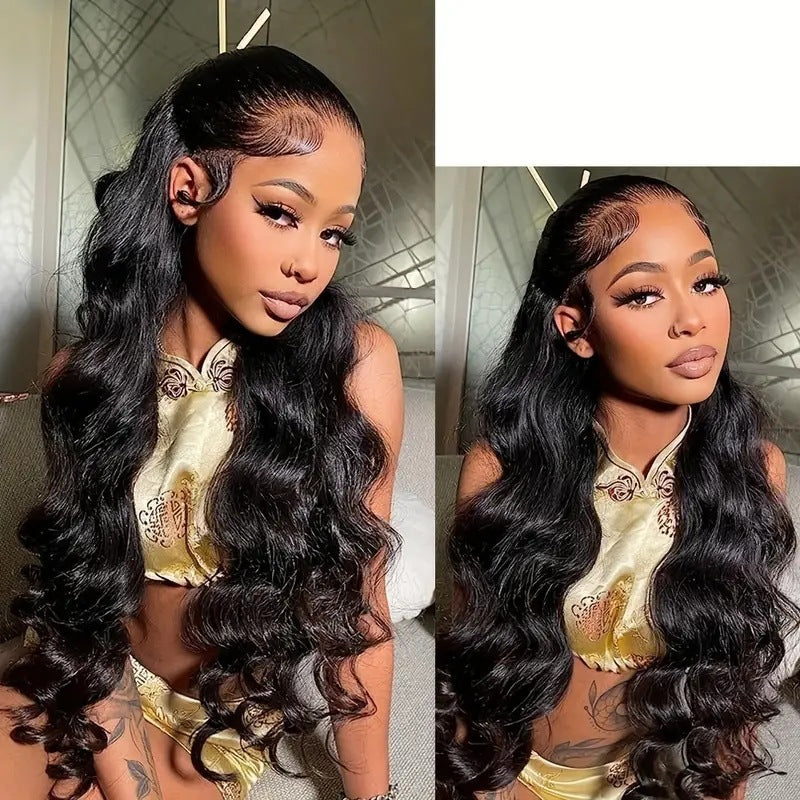 Cross border foreign trade, European and American fashion, lace and lace wigs, hot selling in Africa, big wave long curly hair headsets in stock