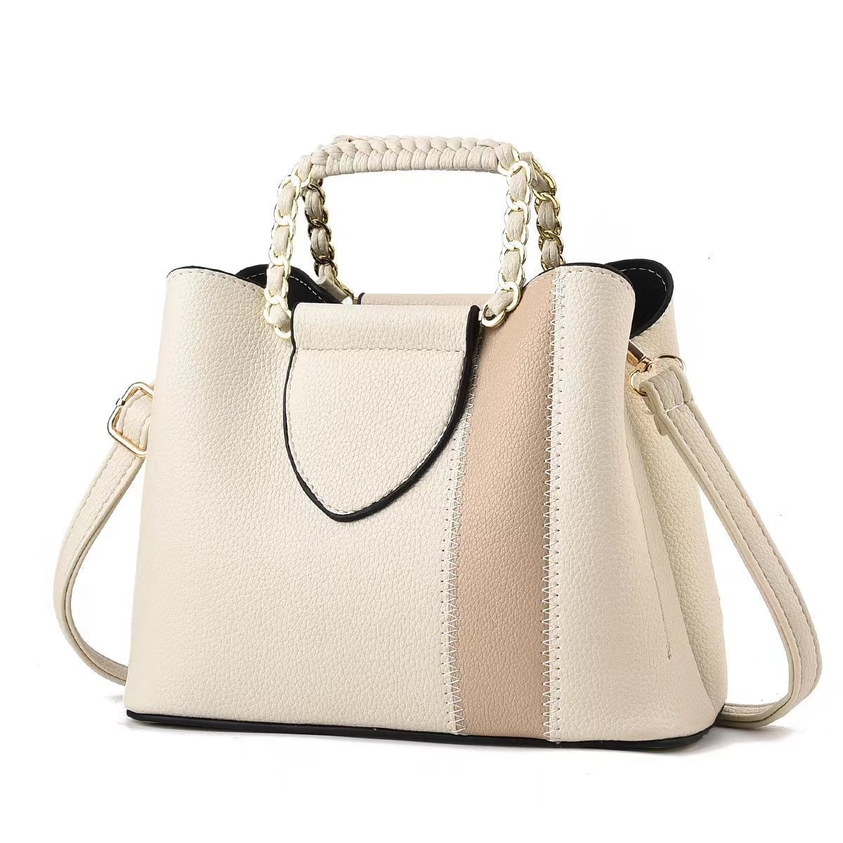 Diagonal Cross Small Bag 2025 New Business Commuter Date Shopping Fashion Diagonal Cross Bag Color Contrasting Practical Handbag