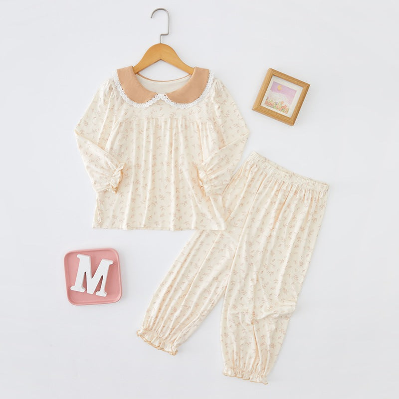 Children's Summer A-class Ice Doraemon, Youkesi, Modal, Tiansi Air Conditioning, Home Clothing, Underwear Set, Anyang Children's Clothing