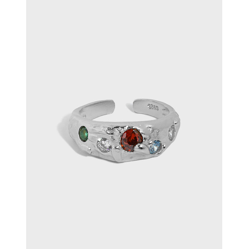 Open ring in S925 sterling silver