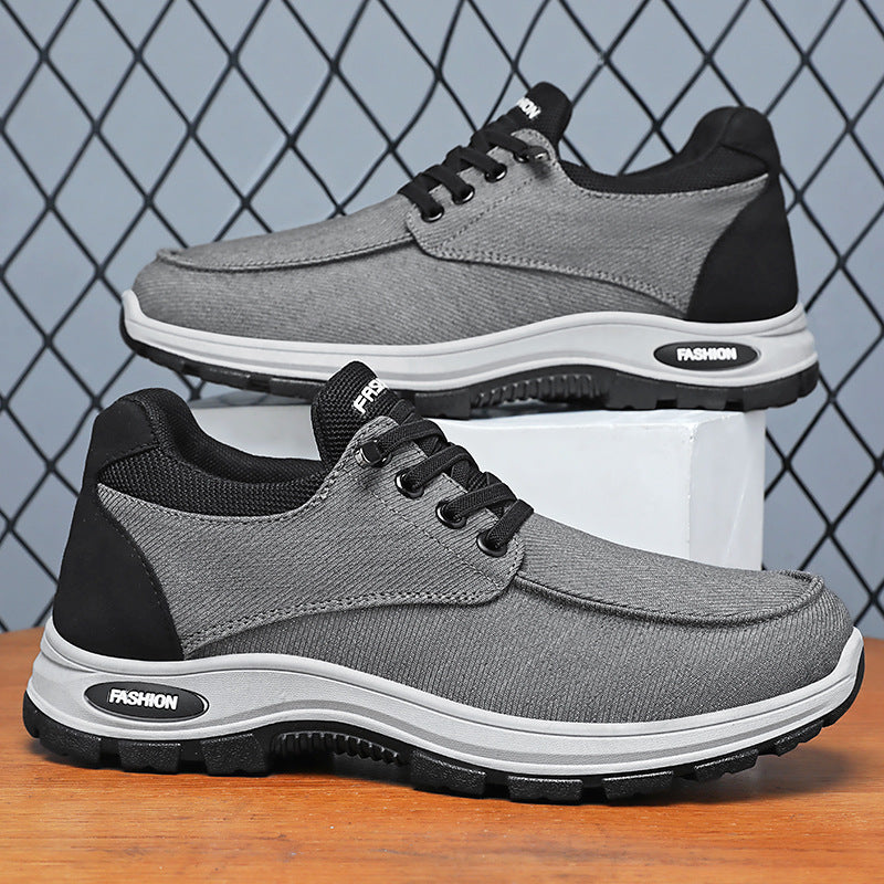 Men's shoes autumn new casual men's single shoes hair replacement soft sole comfortable running shoes versatile men's sports single shoes