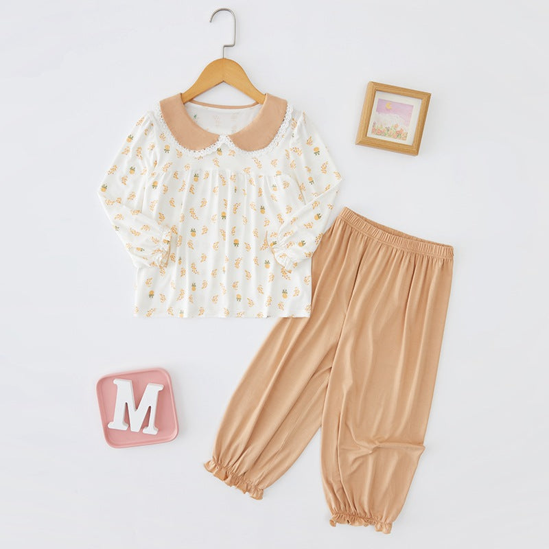 Children's Summer A-class Ice Doraemon, Youkesi, Modal, Tiansi Air Conditioning, Home Clothing, Underwear Set, Anyang Children's Clothing