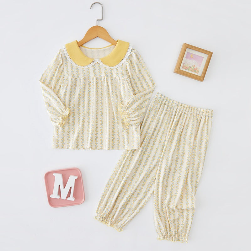 Children's Summer A-class Ice Doraemon, Youkesi, Modal, Tiansi Air Conditioning, Home Clothing, Underwear Set, Anyang Children's Clothing