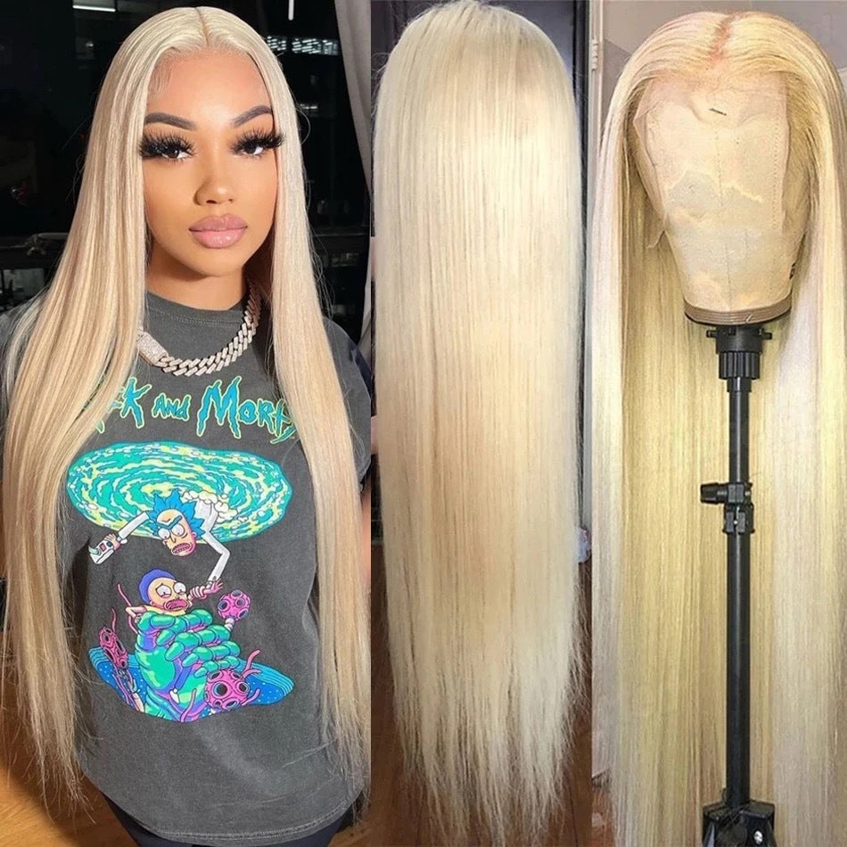 Cross border women's wig, European and American long straight hair, medium split long straight hair, synthetic hair cover manufacturer wholesale, one piece hair replacement