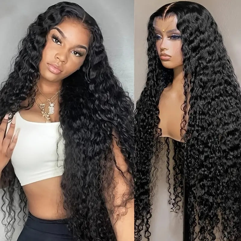 Amazon Cross border Fashion Front Lace Wig Foreign Trade Africa Hot Selling Small Roll Tube Long Roll Hair Chemical Fiber Head Cover
