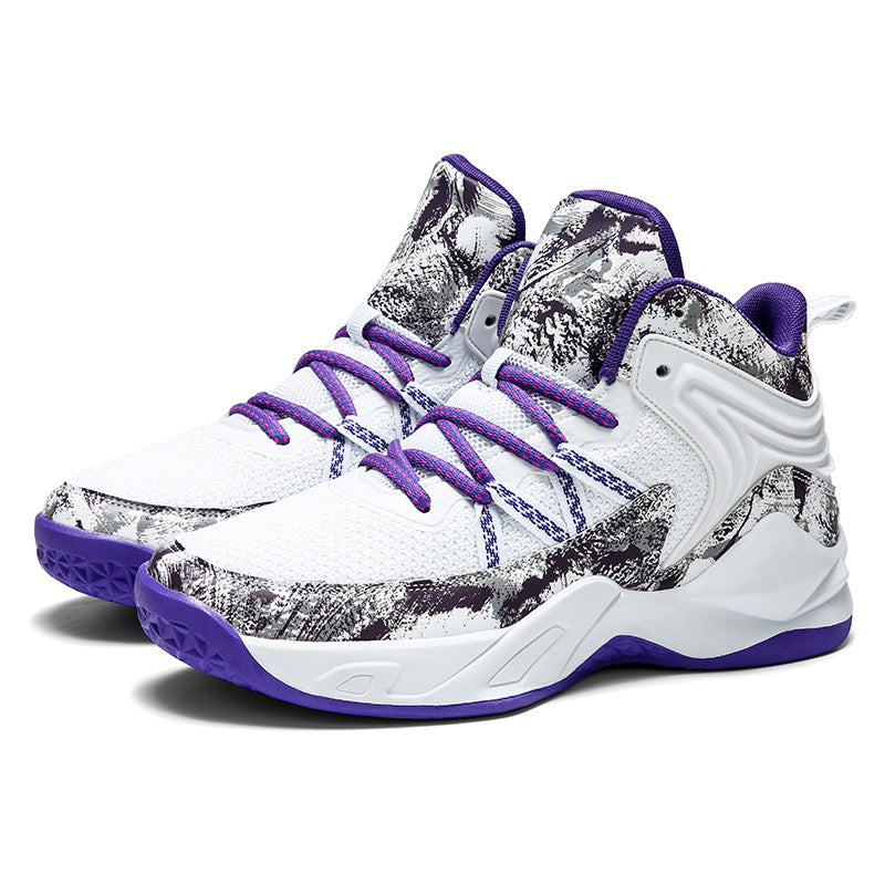 High-top sports sneakers