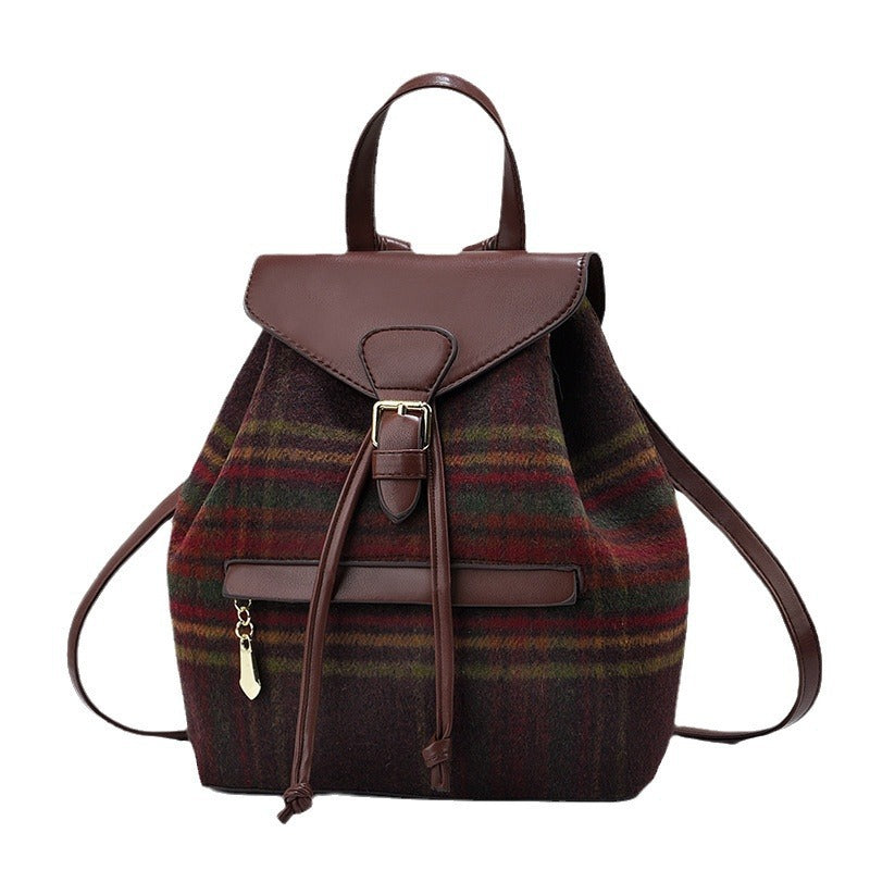 Backpack 2025 New Simple Fashion Printed Women's Backpack Retro Design Western Women's Backpack One Piece Hair Collection