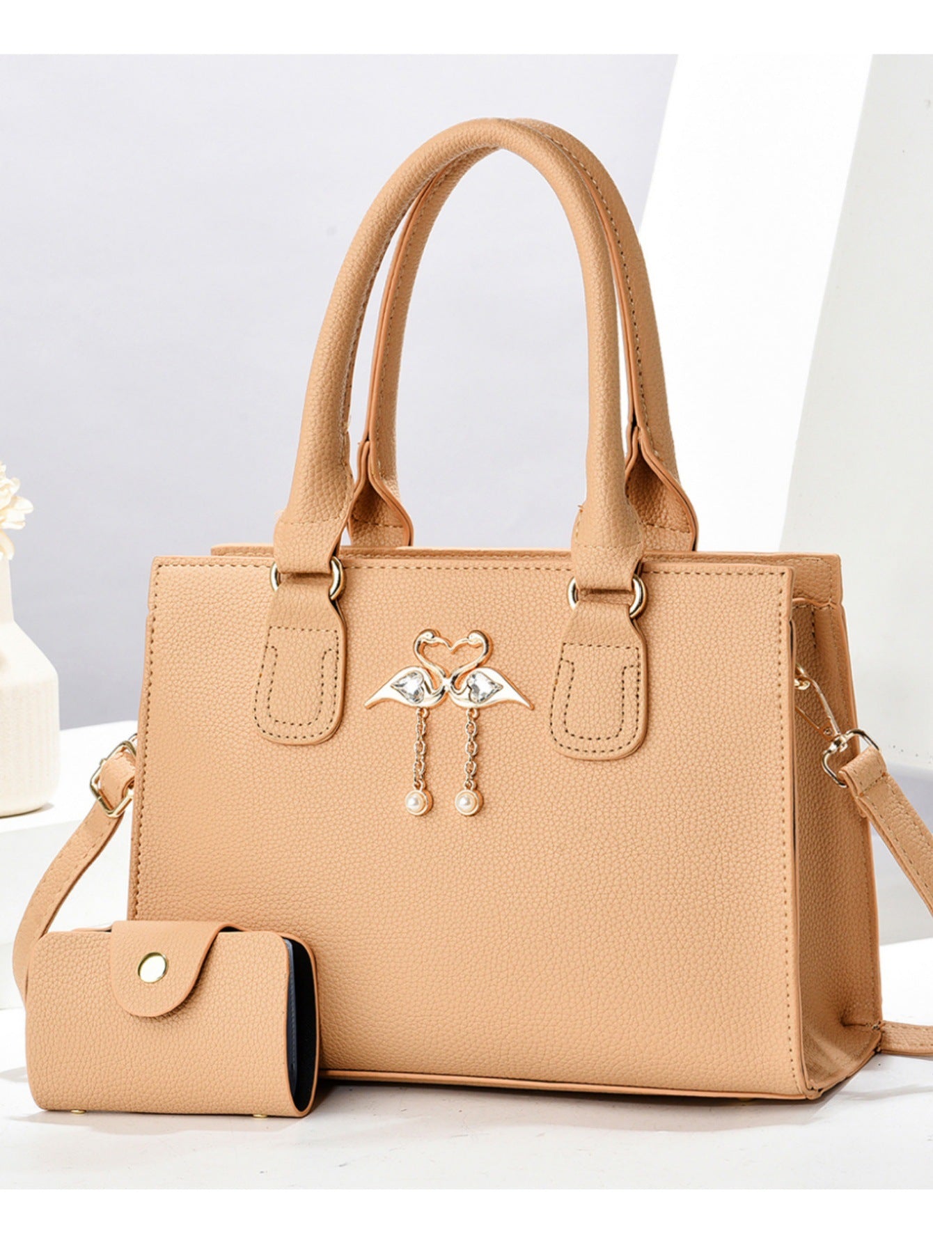 Cross border Bag 2024 New Style Solid Color Large Capacity Women's Single Shoulder Support Specific Type Mother Child Bag One Piece dropshipping