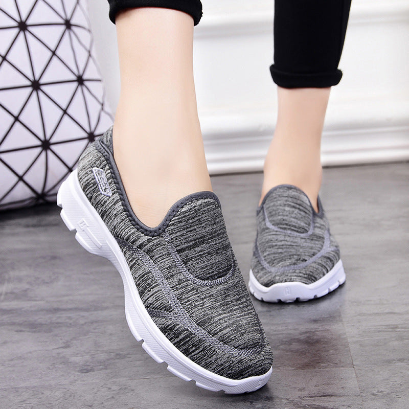 Shoes, women's shoes, foreign trade, mother's shoes, autumn, middle-aged and elderly, walking, casual, versatile sports shoes, old Beijing cloth shoes, breathable
