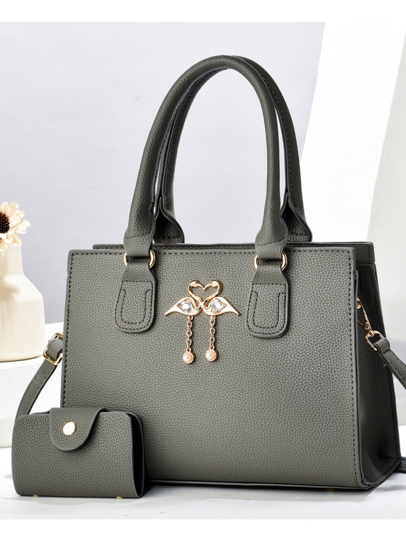 Cross border Bag 2024 New Style Solid Color Large Capacity Women's Single Shoulder Support Specific Type Mother Child Bag One Piece dropshipping