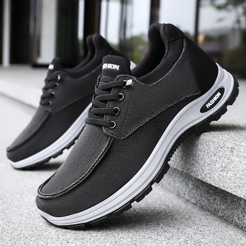 Men's shoes autumn new casual men's single shoes hair replacement soft sole comfortable running shoes versatile men's sports single shoes