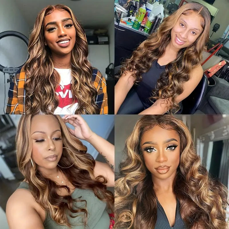 Cross border foreign trade, European and American fashion, lace and lace wigs, hot selling in Africa, big wave long curly hair headsets in stock