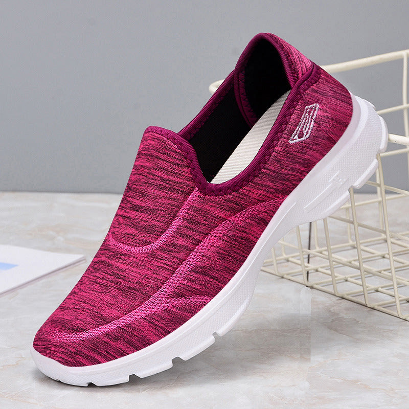 Shoes, women's shoes, foreign trade, mother's shoes, autumn, middle-aged and elderly, walking, casual, versatile sports shoes, old Beijing cloth shoes, breathable