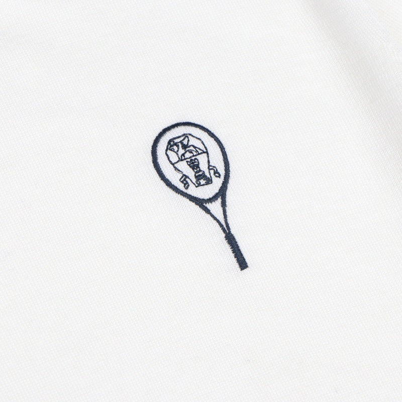 White Tencel knit set with round neckline, short sleeves, and high-quality high-waisted shorts