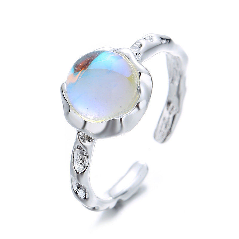 Moonlight Stone Simple Ring