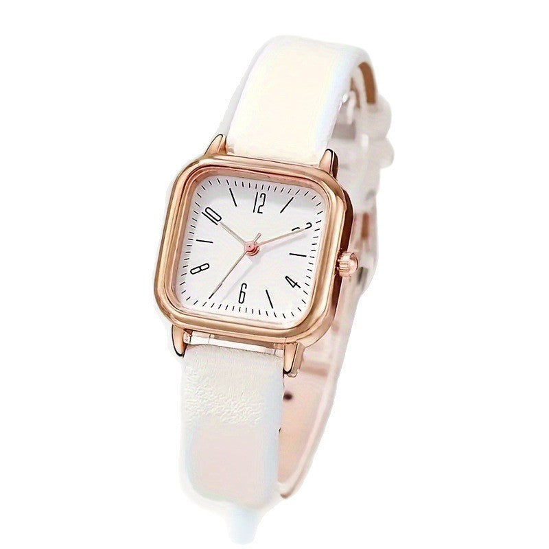 Foreign trade new women's quartz watch luminous small circular digital manufacturer in stock women's belt watch women's watch