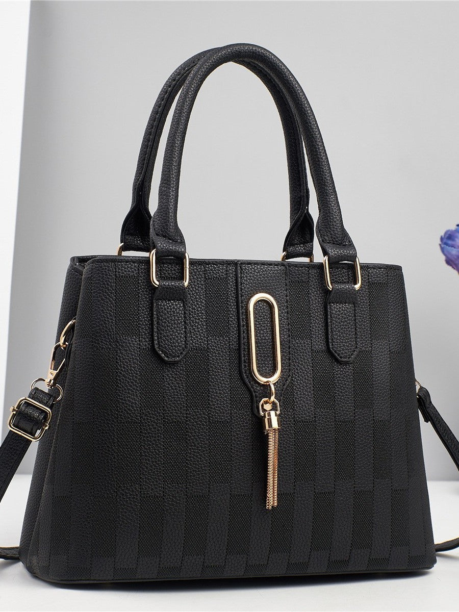 2025 New Middle aged Women's Printed Handbag for Mom's Birthday Gift Practical One Shoulder Casual Diagonal Cross Large Bag