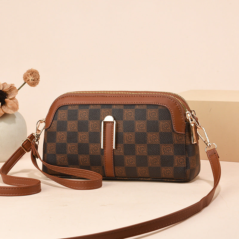 Bag 2025 new trendy and fashionable women's bag temperament mother bag simple large capacity single shoulder small square bag one piece hair replacement