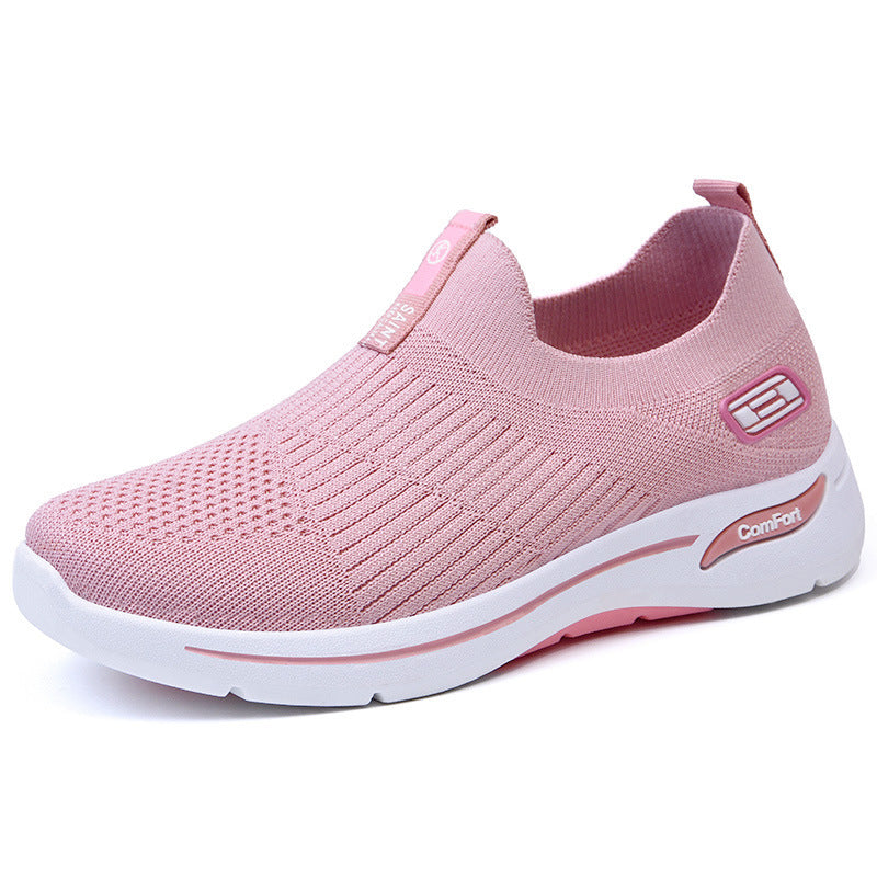 Shoes for women in autumn 2025, wholesale from manufacturers, foreign trade socks, women's shoes, casual, breathable, comfortable, soft soled single shoes