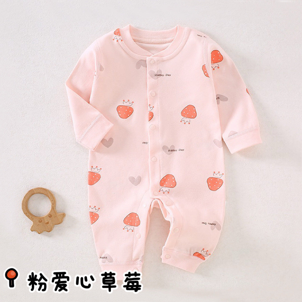 Baby jumpsuit Spring and Autumn A-class newborn clothes Pure cotton baby clothes Crawler clothes Anyang baby clothes