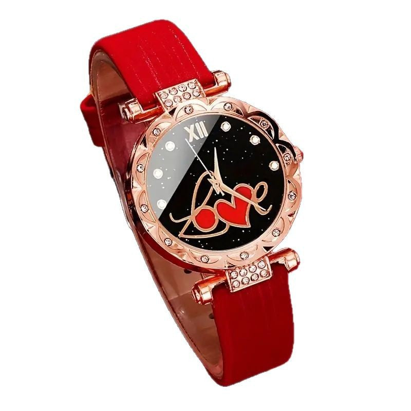 Ins popular high school entrance exam watch for female students, Korean version, simple, casual, retro, artistic, Harajuku college style