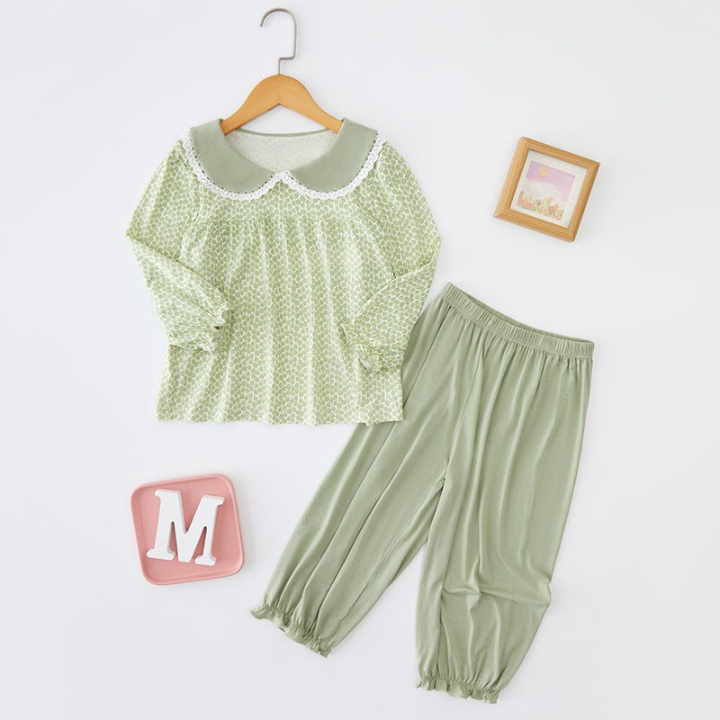 Children's Summer A-class Ice Doraemon, Youkesi, Modal, Tiansi Air Conditioning, Home Clothing, Underwear Set, Anyang Children's Clothing