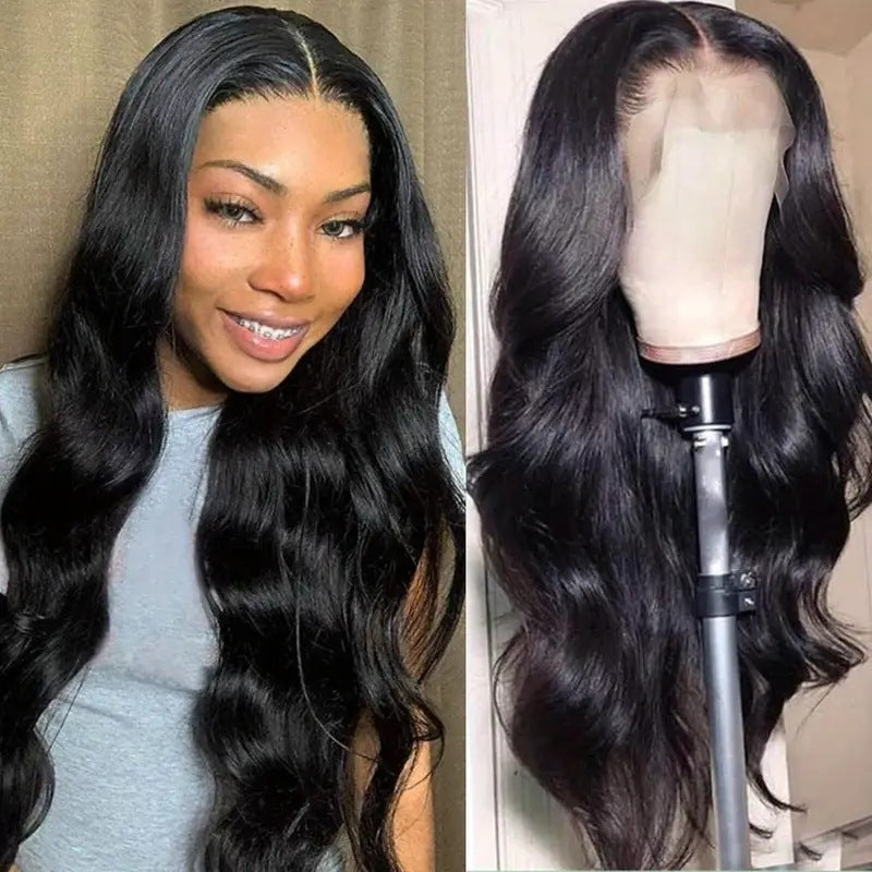 Cross border hot selling European and American women's fashion big wave long curly hair front lace wig full head cover factory spot wholesale