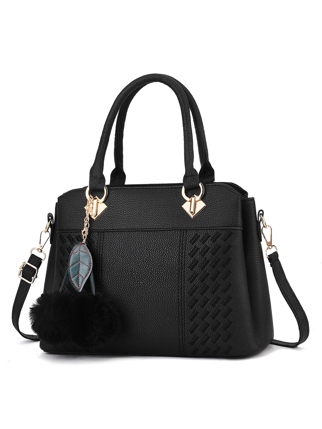 Simple and Large Capacity Fashionable Handbag for Women 2025 New Light Luxury Handheld Mom Bag Texture Embroidered Thread Shoulder Bag