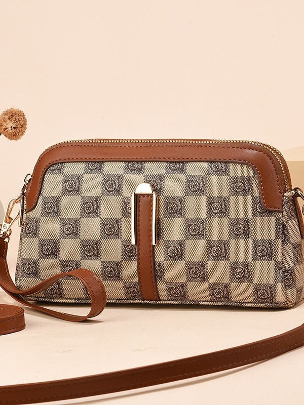 Bag 2025 new trendy and fashionable women's bag temperament mother bag simple large capacity single shoulder small square bag one piece hair replacement