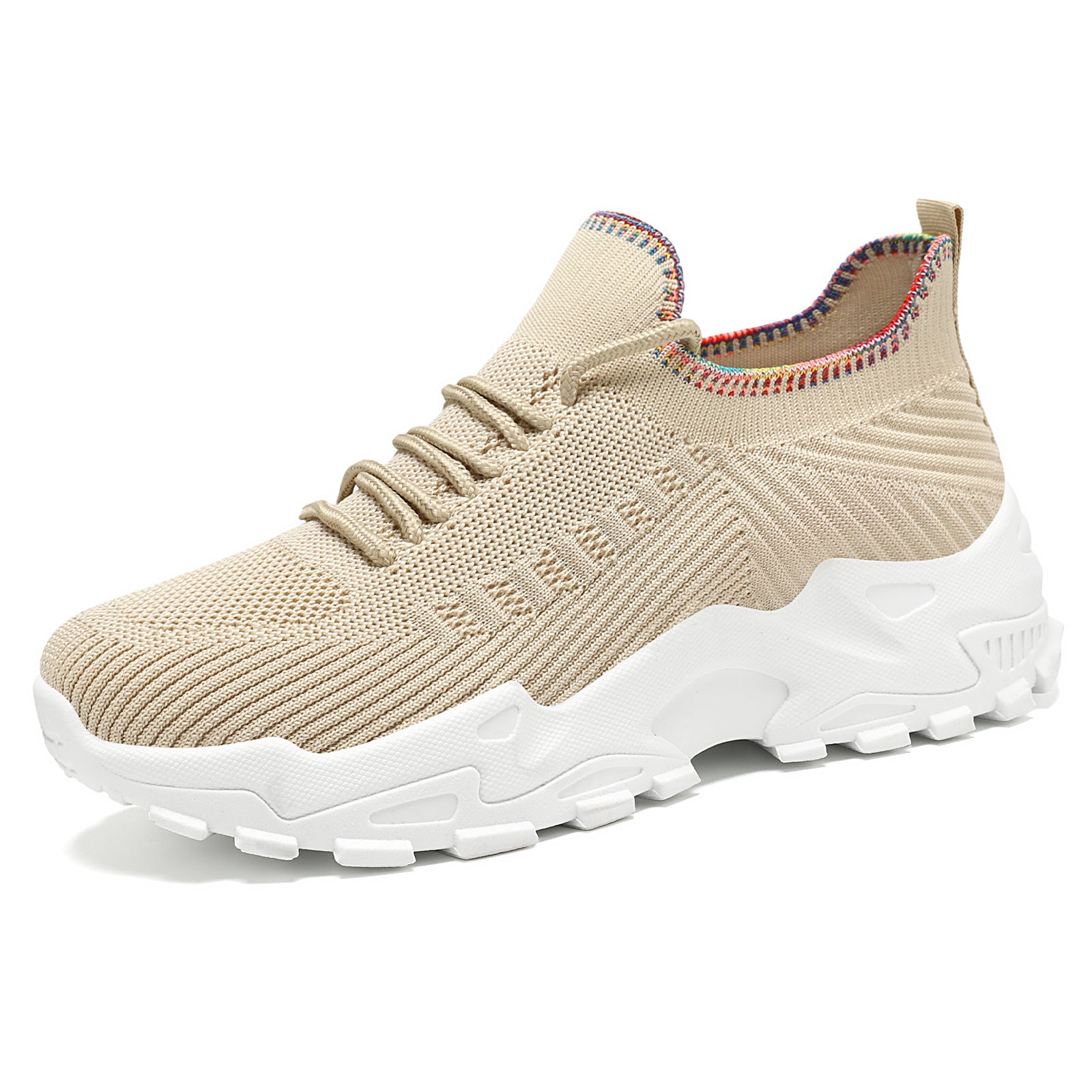 Women's shoes autumn new casual versatile breathable mesh shoes thick sole height increasing shoes classic versatile women's shoes comfortable single shoe